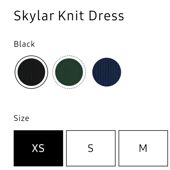 Reformation - Skylar Knit Dress Sleeveless Mini - XS Black - Picture 3 of 10